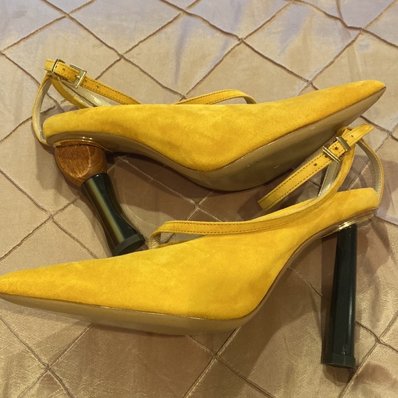 Jacquemus fabulous pumps, light mustard, size 37 - Picture 7 of 13
